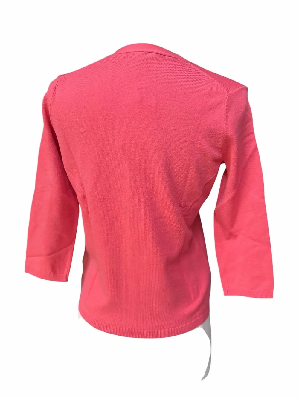 NWT Lands’ End Soft Melon‎ Performance 3/4 Sleeve V-Neck Cardigan